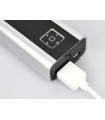 Chill 4800mAh USB PowerBank m/ LED lygte, Aluminium, PB-4800B