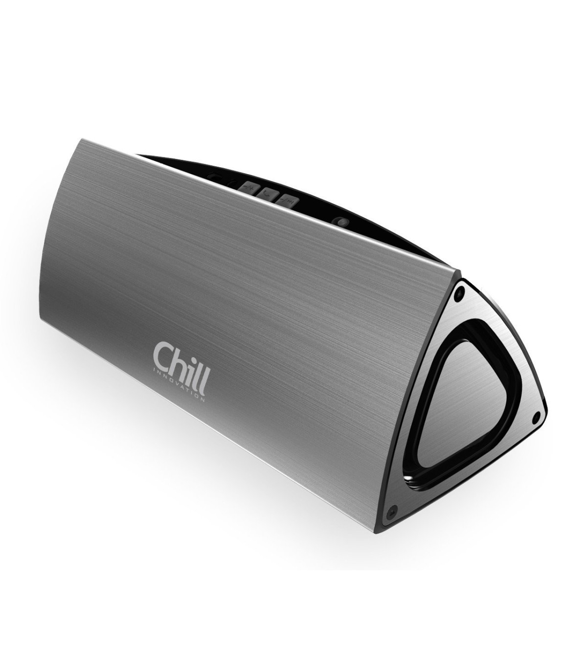 Chill Fidelity trådløs Bluetooth Stereo Højtaler, Aluminium, 3D