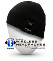Chill Wireless Bluetooth Headphone Beanie, Black