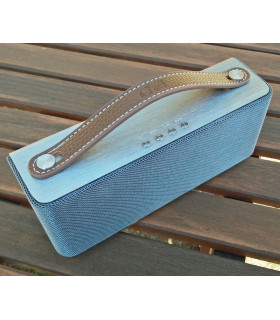 Mørk brunt skinn håndtak for SP-1 / X05 Bluetooth Høyttaler