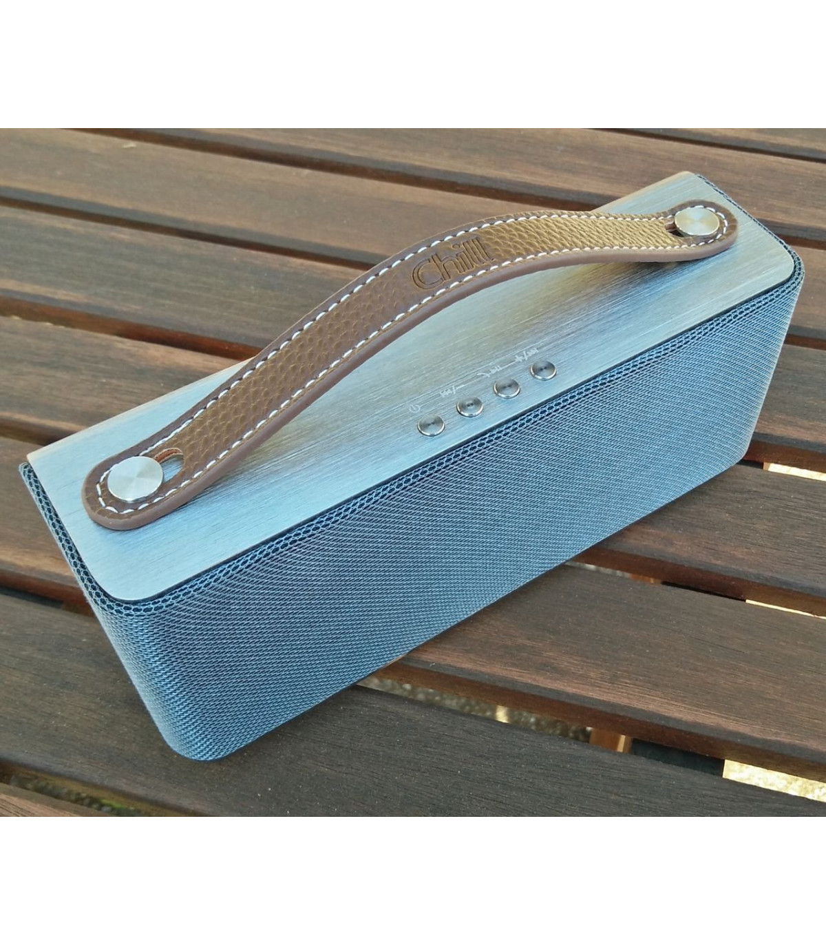 Mörkbrunt läderhandtag för SP-1 / X05 Bluetooth Högtalare