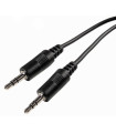 Mini-Jack kabel, Stereo, 1 meter