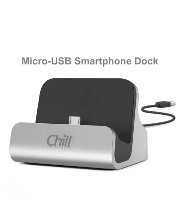 Smartphone Docking Stand med 120cm kabel, Micro-USB