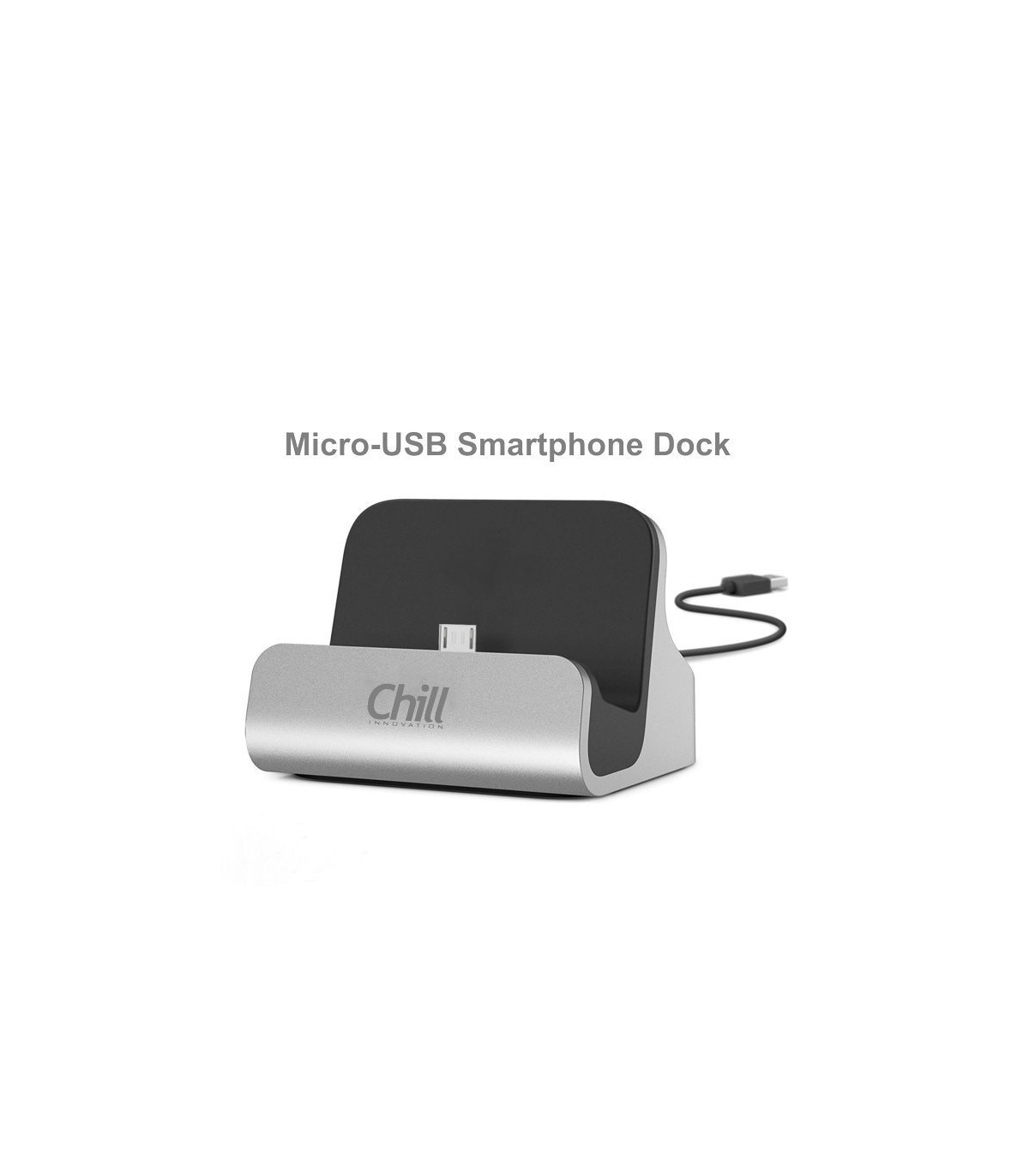 Smartphone Docking Stand med 120cm kabel, Micro-USB