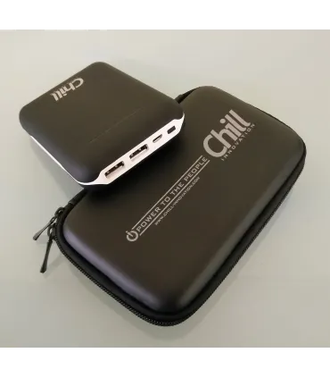 Chill 13400mAh Dual USB PowerBank, LG A-Grade Li-ion, PU Bag, PB-13400