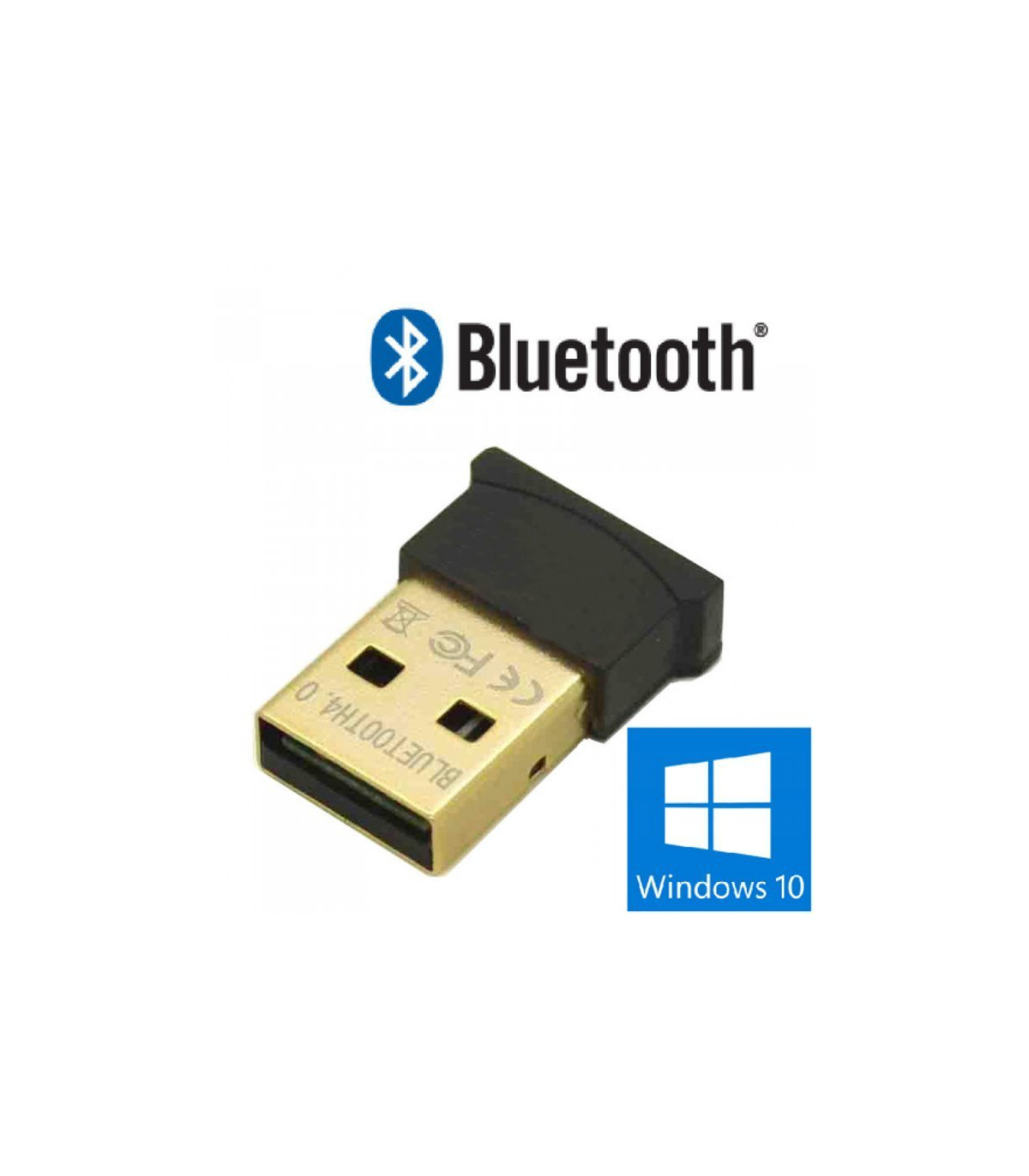 Bluetooth 4.0 CSR Nano USB Dongle, 20mtr, Plug&Play