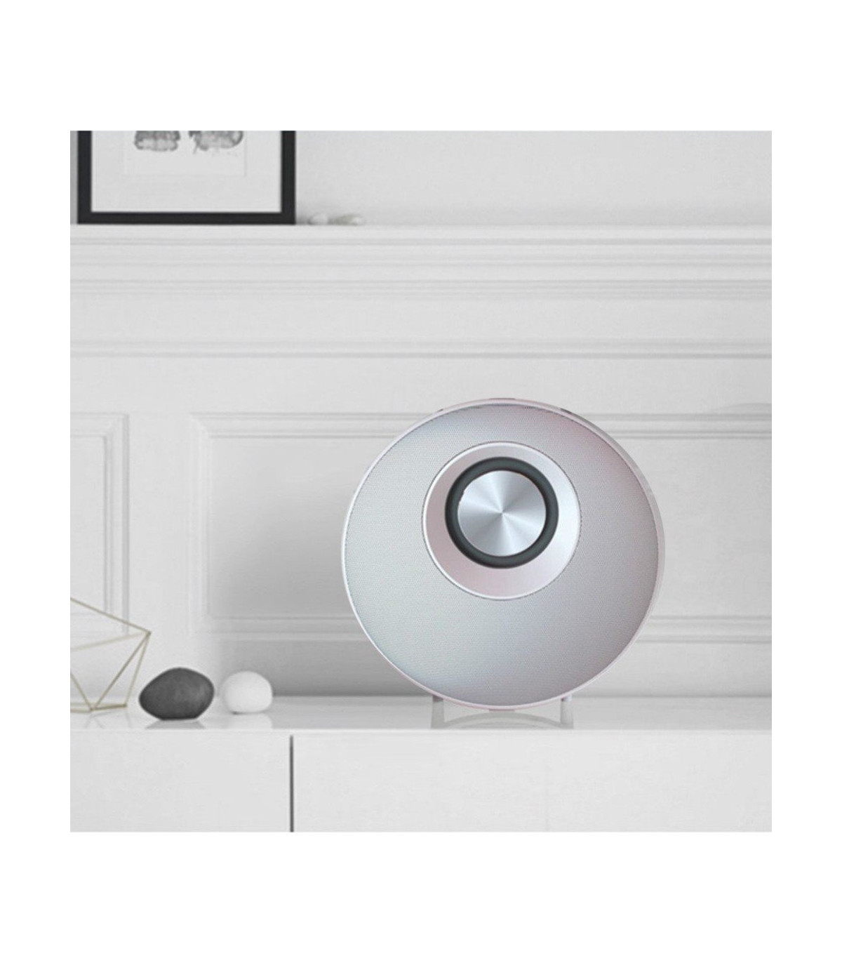 Chill Fidelity E50 Wireless Bluetooth Stereo Speaker, White