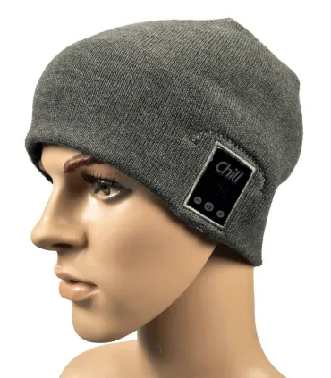 Chill Beanie (no bluetooth headset), Grey