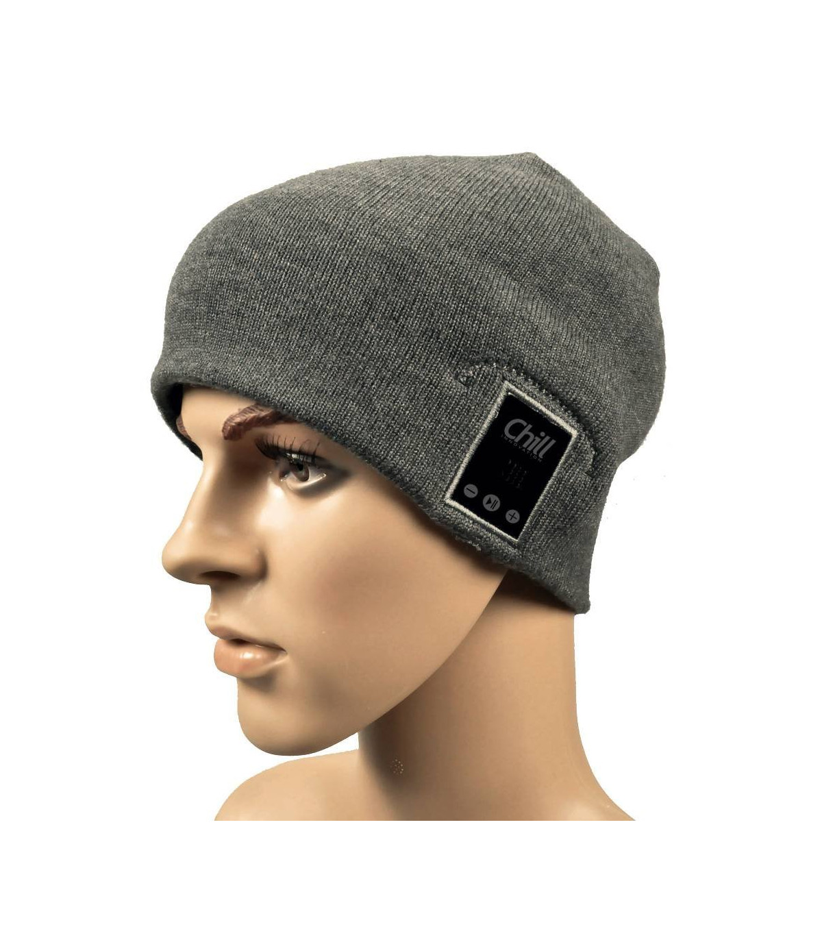 Chill Beanie (no bluetooth headset), Grey