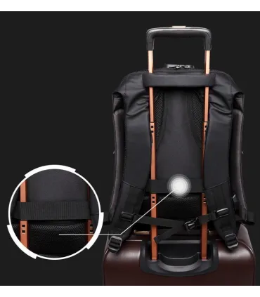 Chill Stealth tyverisikret & vandafvisende Rygsæk / Backpack, Sort