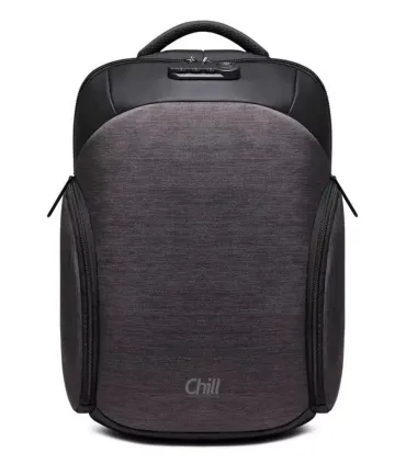 Chill Stealth Anti-Theft Backpack. Code Lock, Water Repellent & Thermo