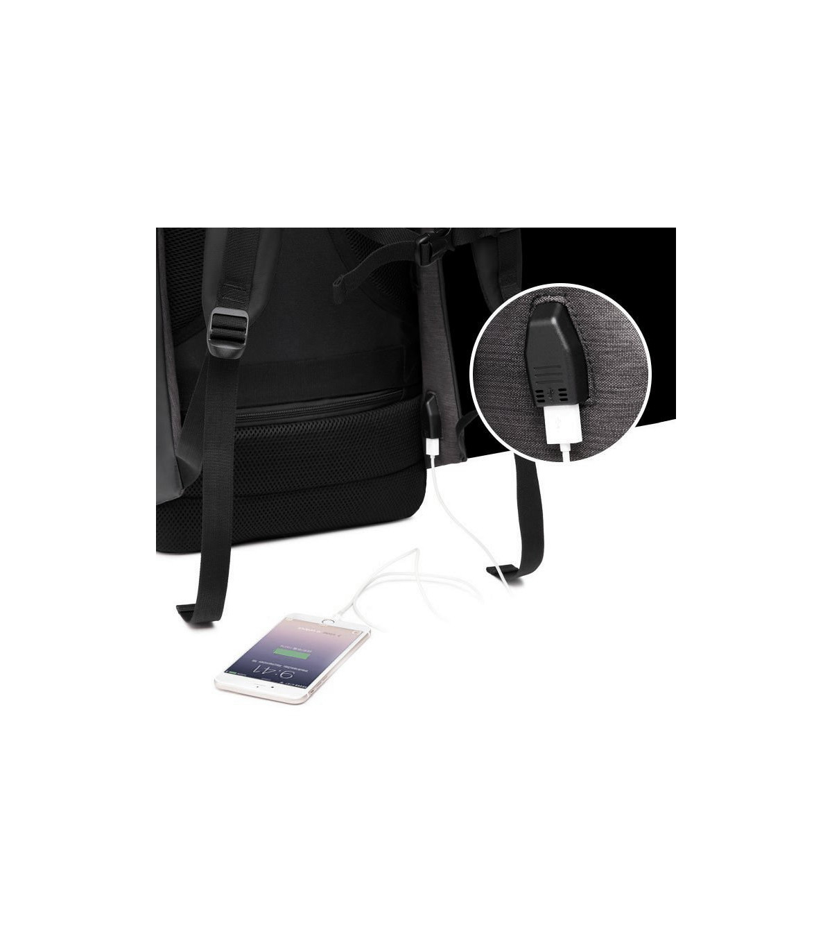 Chill Stealth Anti-Theft Backpack. Code Lock, Water Repellent & Thermo
