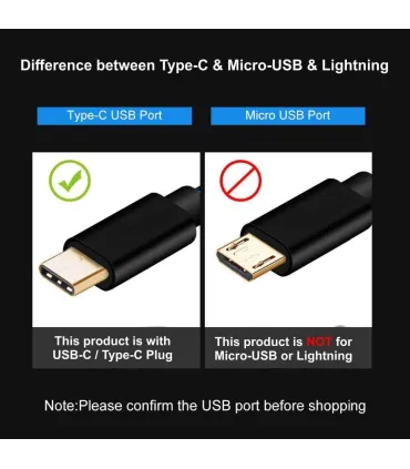 USB Type-C / USB-C cable, braided textile (more variants)