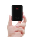 Chill 10000mAh Mini USB PowerBank med Display. USB-C & Lightning port