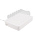 6-port USB opladestation, 5V/10A (50W), Smart-IQ, EU/DK stik