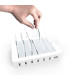 6-port USB Charging Station, 5V/10A (50W), Smart-IQ, EU