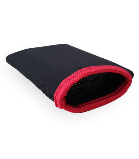 Neopren taske til Powerbank / Smartphone, 13x9cm