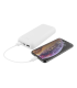 20000mAh Dual USB PowerBank med USB-C port, hvid