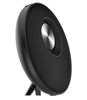 Chill Fidelity E50 rund trådløs Bluetooth Stereo Højtaler, Sort