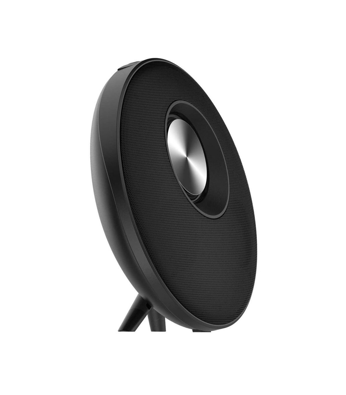 Chill Fidelity E50 rund trådløs Bluetooth Stereo Højtaler, Sort
