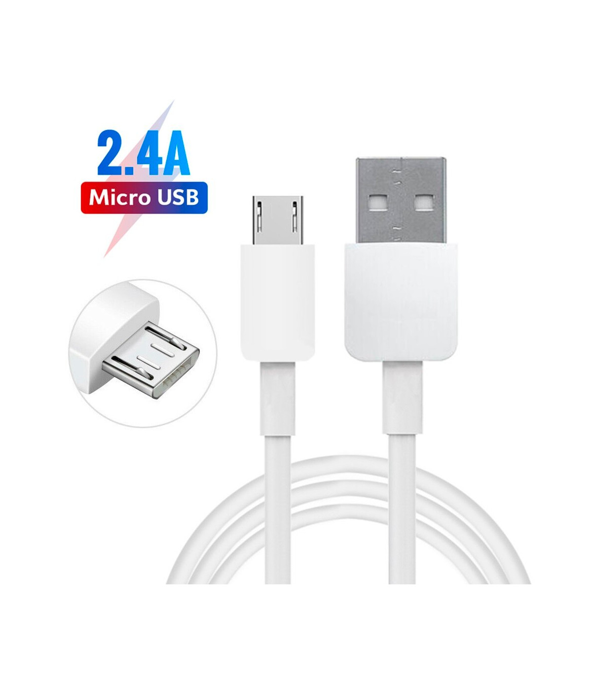 Micro-USB til USB-A ladekabler