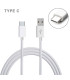 USB Type-C / USB-C kabel, vævet tekstil (flere varianter)