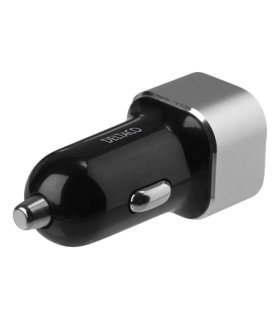Deltaco 2-port 17W USB billader, Smart-IQ, CE