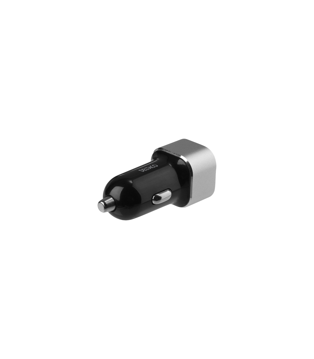 Deltaco 2-port 17W USB billaddare, Smart-IQ, CE