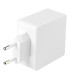 4-port USB oplader, 5V/4.8A (24W), Smart-IQ, EU/DK stik