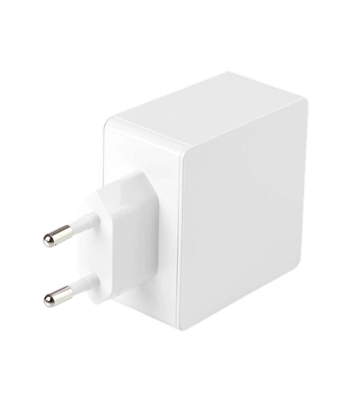 4-port USB oplader, 5V/4.8A (24W), Smart-IQ, EU/DK stik