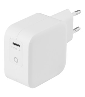 61W USB-C PD Fast Charge oplader, GaN, EU/DK