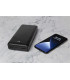 Deltaco 30000mAh USB-C PD PowerBank, LED Display, Black