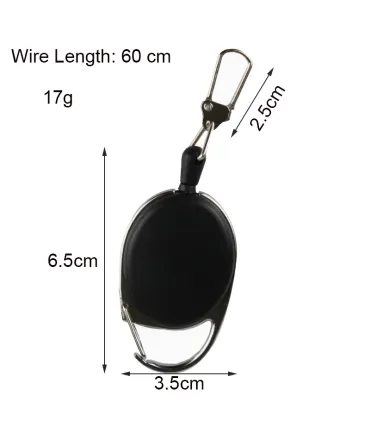 Uttrekkbar Yo-Yo nøkkelholder