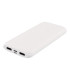 Deltaco 10000mAh Dual USB PowerBank med USB-C, Vit