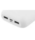 Chill Deltaco 20000mAh Dual USB PowerBank med USB-C, Vit