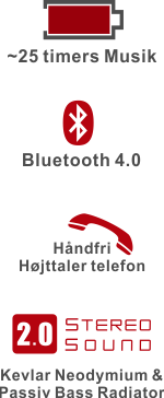 Chill SP-1 Bluetooth Højtaler funktioner