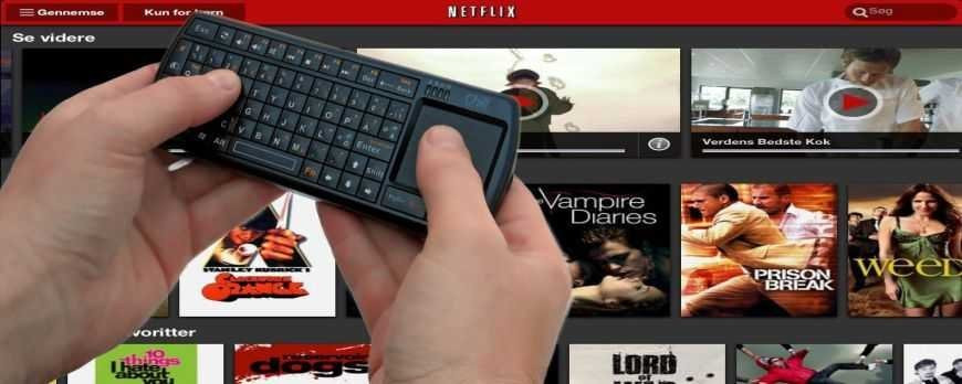 Mini Keyboards til bl.a. Netflix Streaming